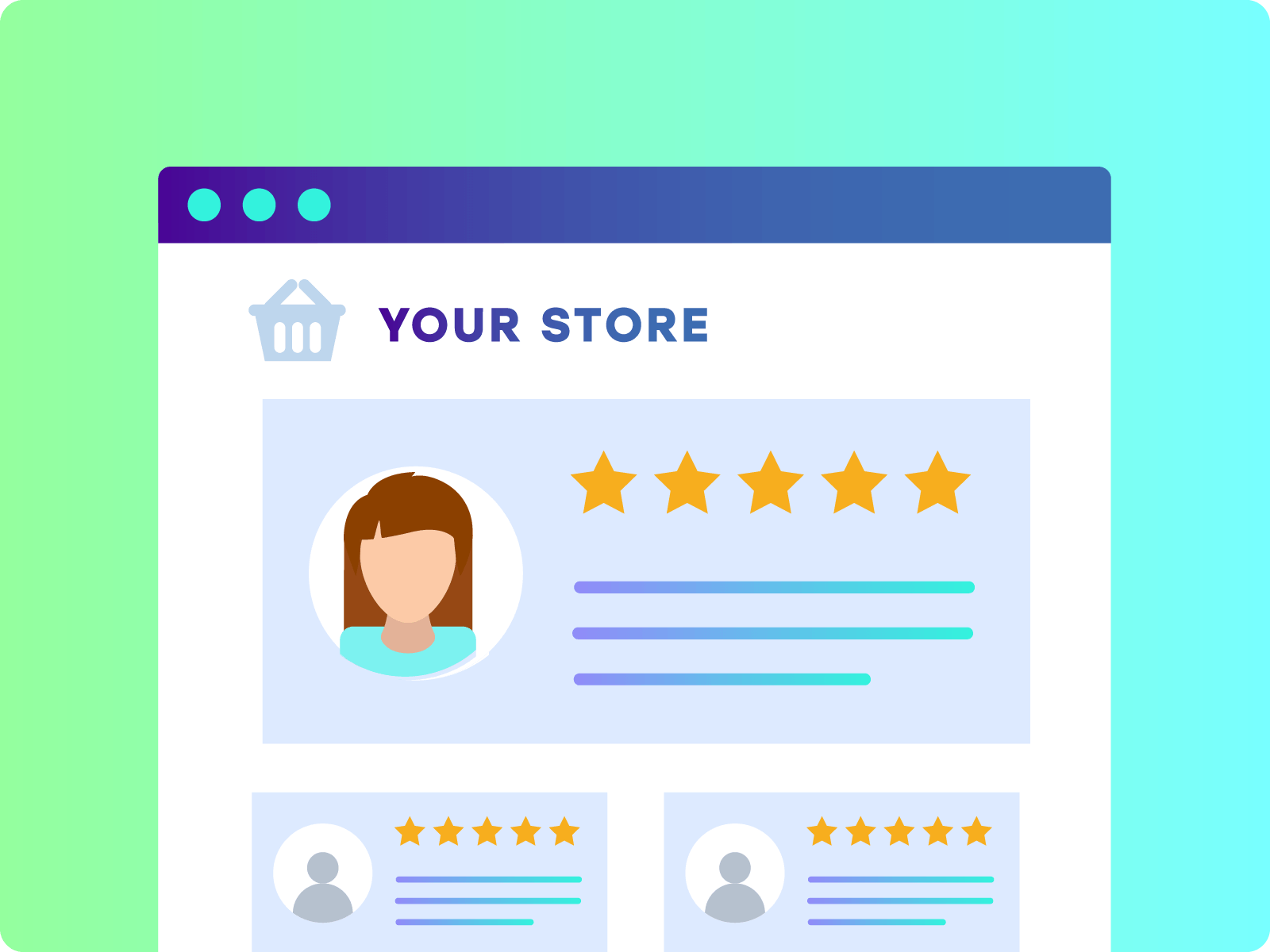 Testimonials slider widget for Shopify