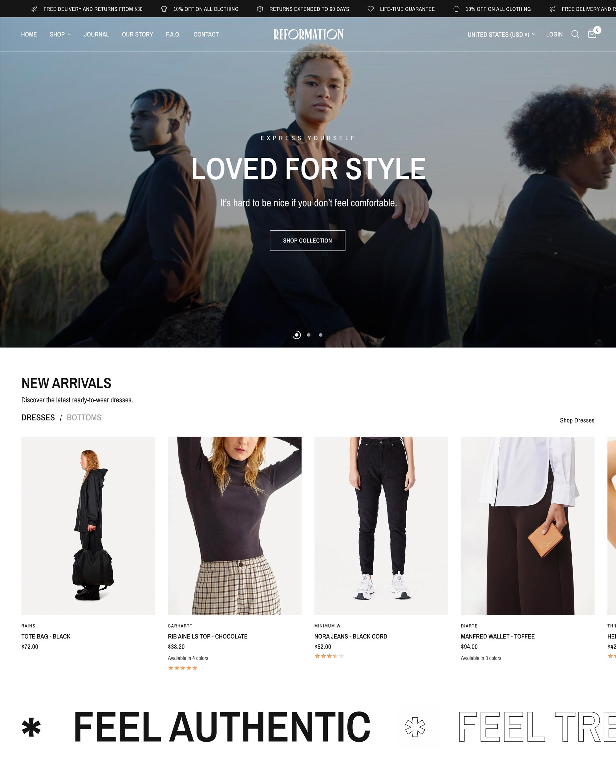 reviews Reformation by Fuel Themes for shopify